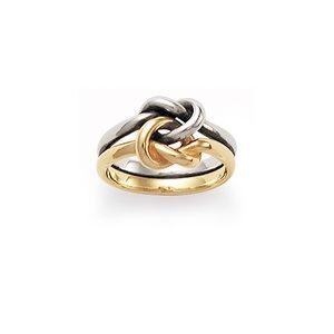 Original Lovers’ Knot ring silver & 14kt